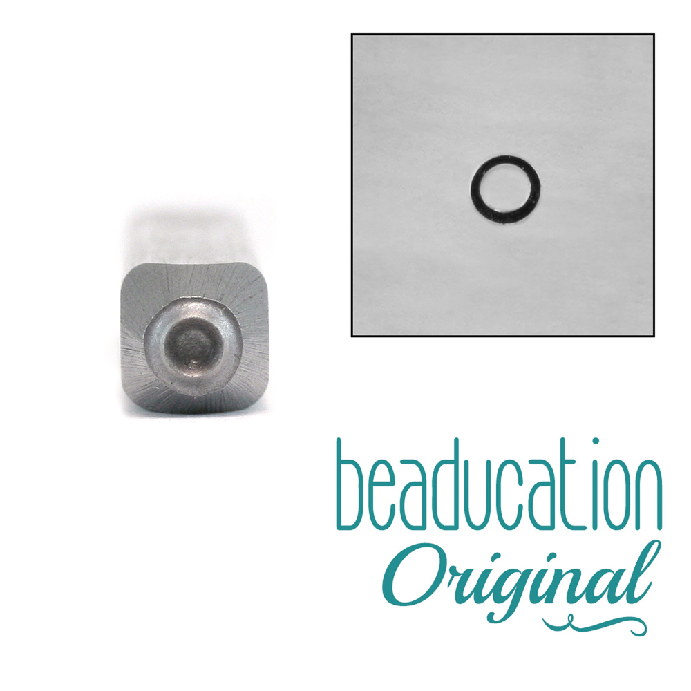 Metal Stamping Tools Circle Metal Design Stamp 2.5mm - Beaducation Original
